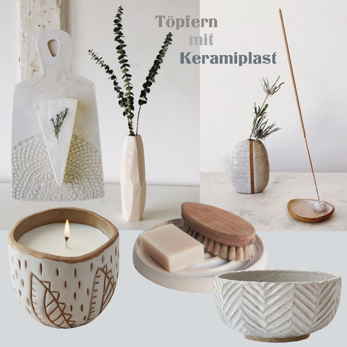 Töpfern zu Hause Keramiplast und Ideen für Anfänger amazed