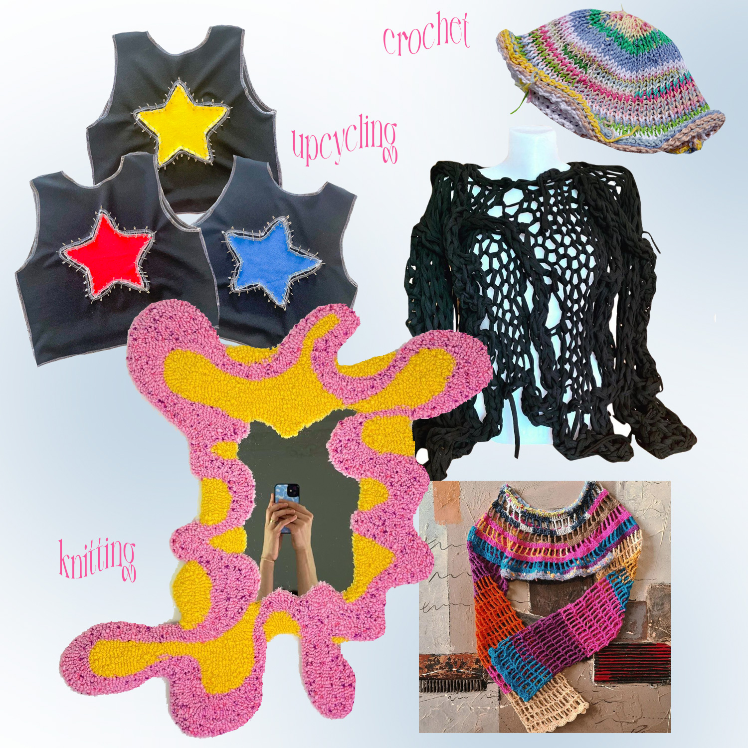 7 Knitting, Crochet und Upcycling Handmade-Brands, die ihr euch merken ...